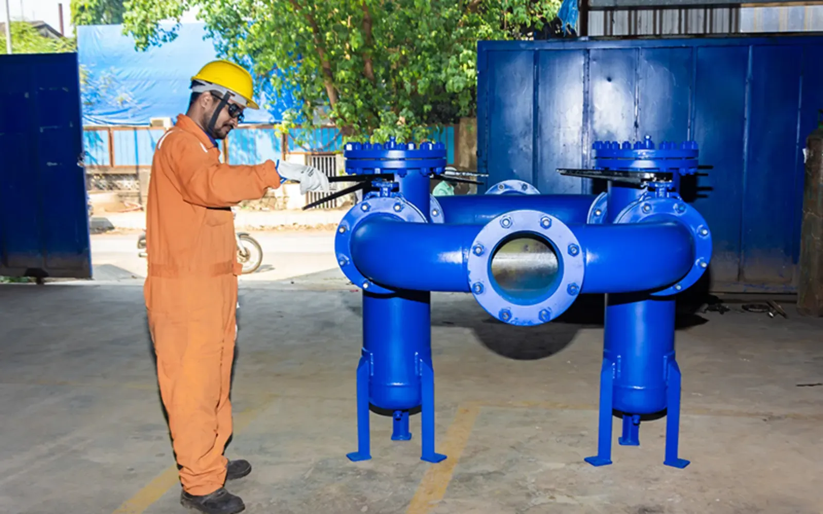 Works yard, MIDC Rabale