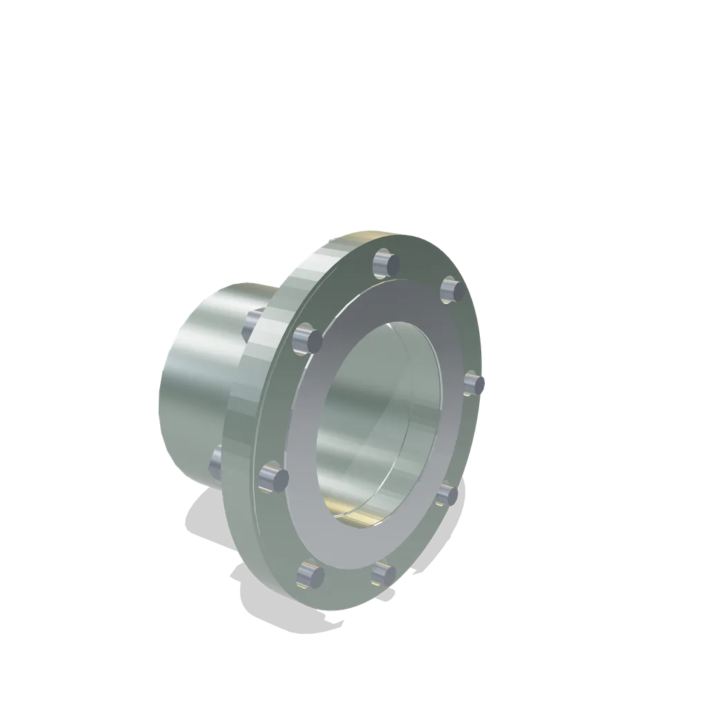 Super duplex finish on a 6 inch Class 150 flange and pipe stub