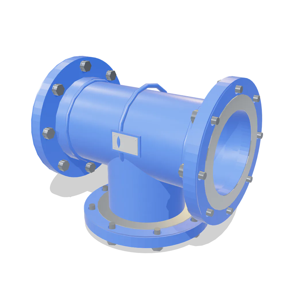 T Type Strainer, studio render